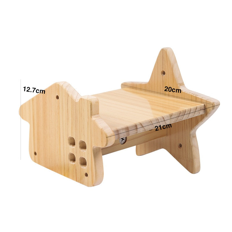 Cat Climbing Wall Platform - house star
