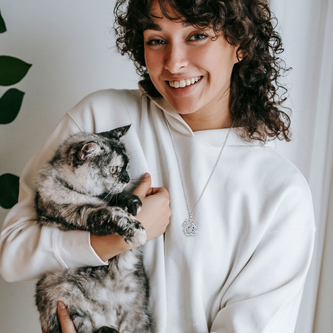 Cat Cremation Necklace - Cat necklace