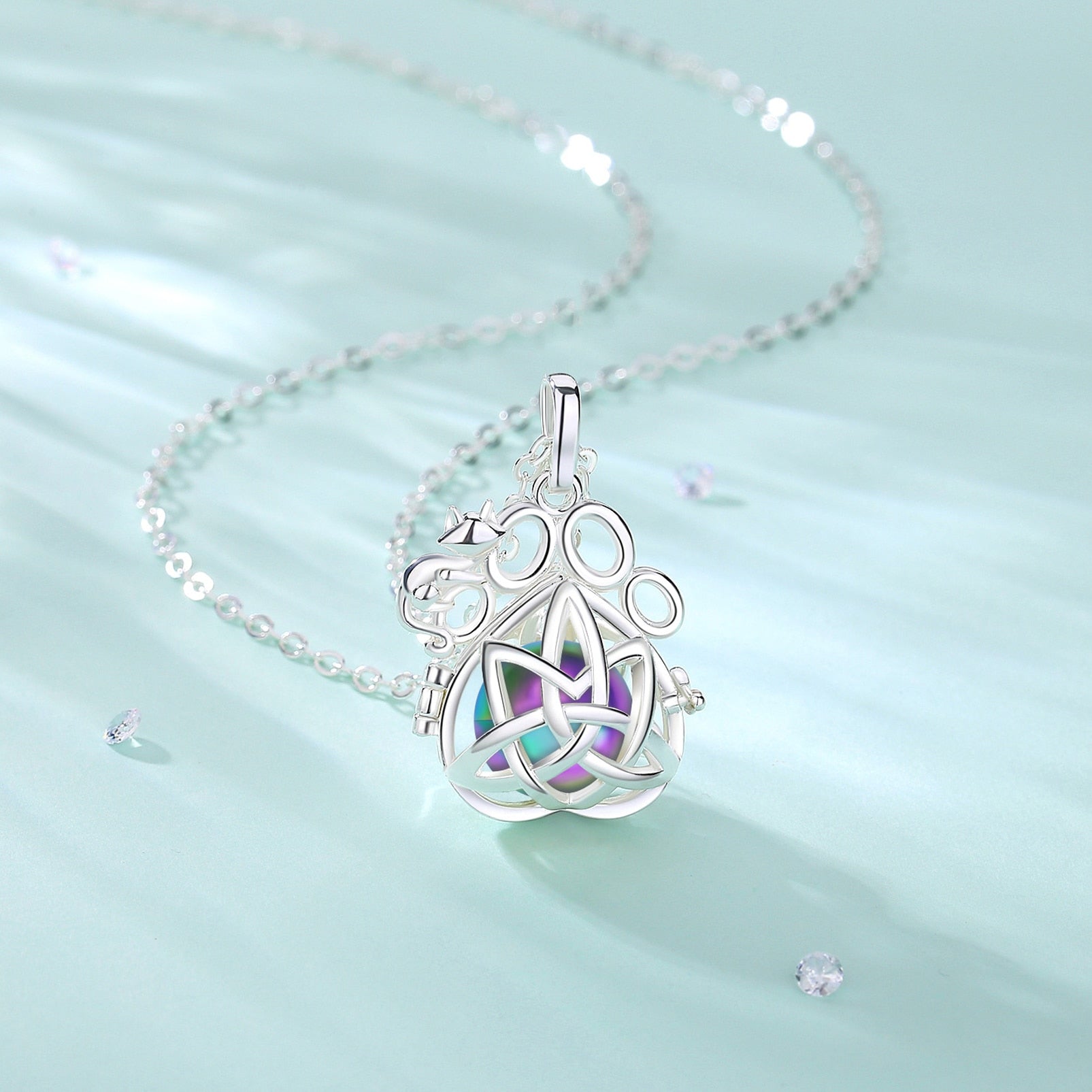 Cat Cremation Necklace - Cat necklace