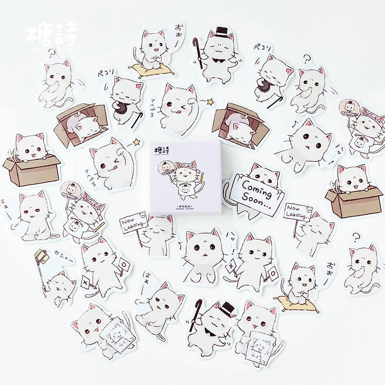 Cat Cute Selfie Stickers