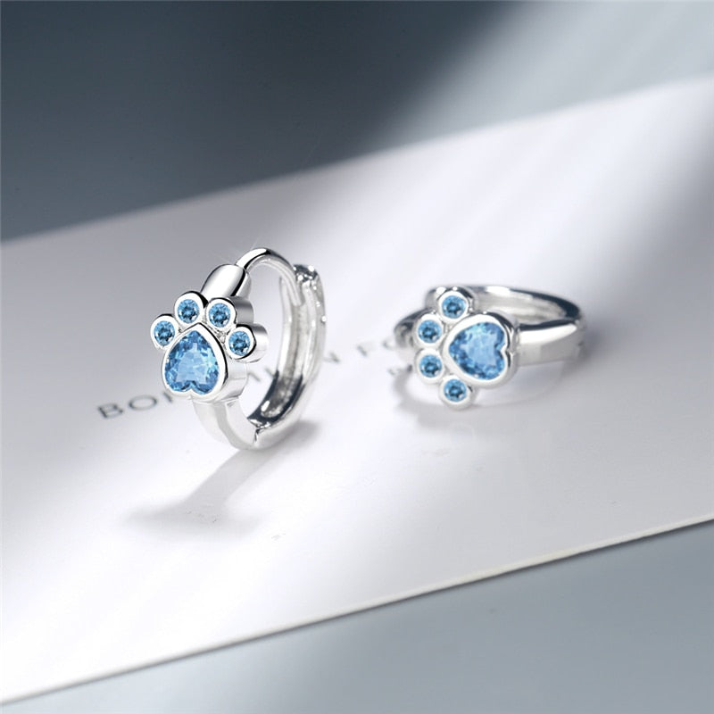 Cat Diamond Earrings - Cat earrings