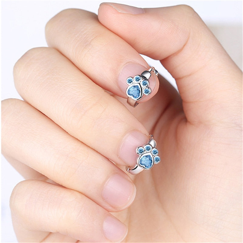 Cat Diamond Earrings - Cat earrings