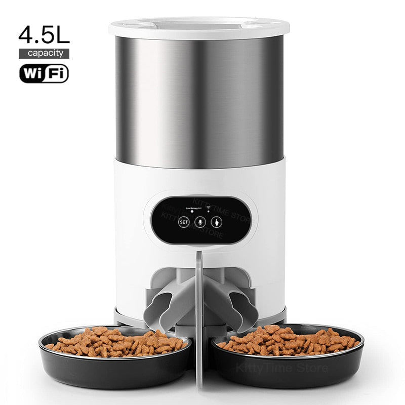 Cat Dry Food Dispenser - 4.5L - Cat Food Dispenser