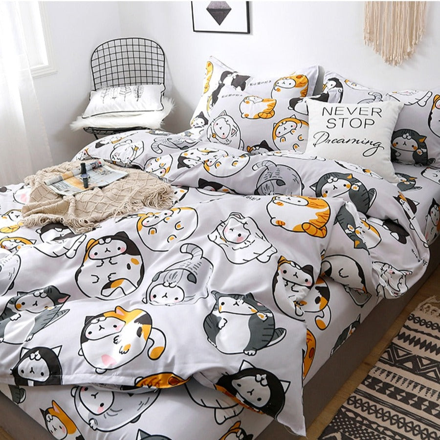 Cat Duvet Cover Queen