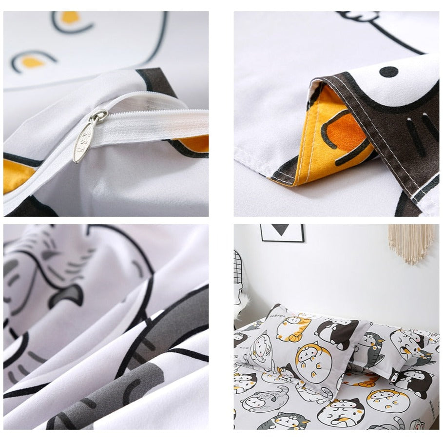 Cat Duvet Cover Queen