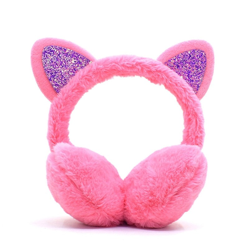Cat Ear Earmuffs - Rose - Cat Ear Earmuffs