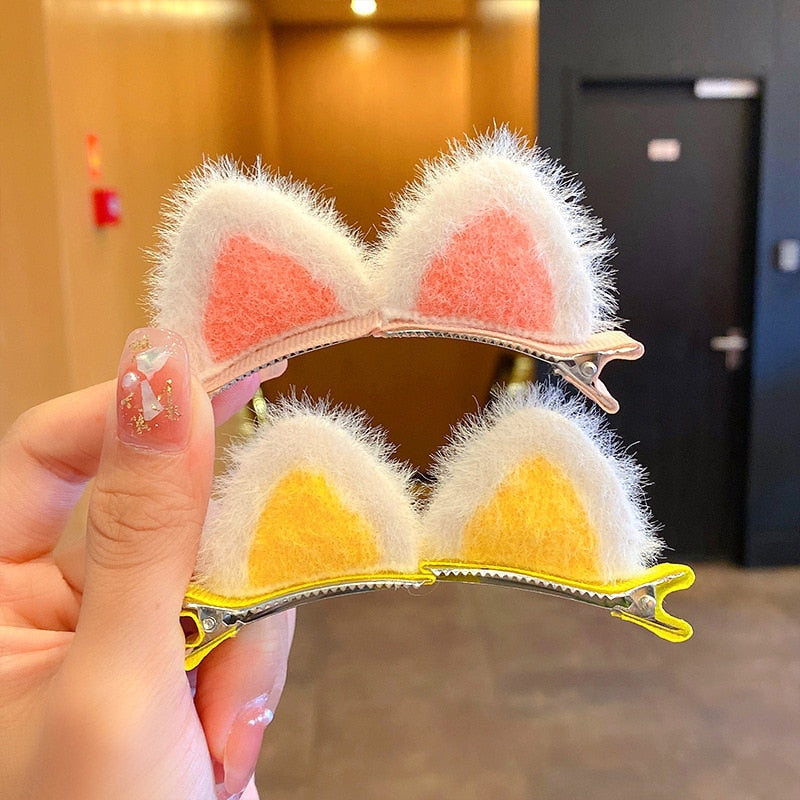 Cat Ear Hair Clips - Cat hair clips