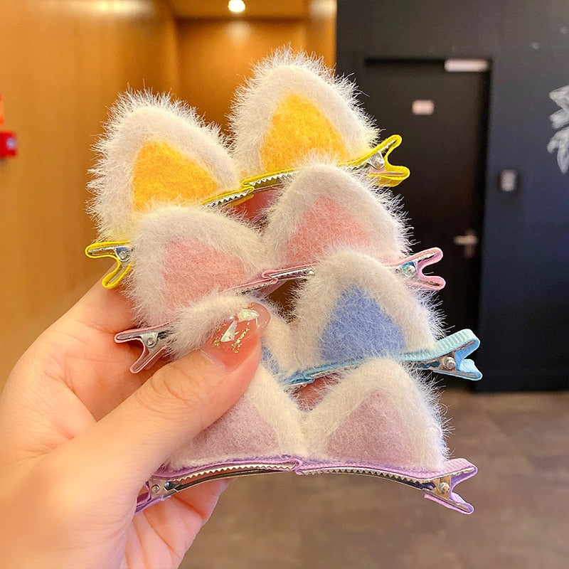 Cat Ear Hair Clips - Cat hair clips
