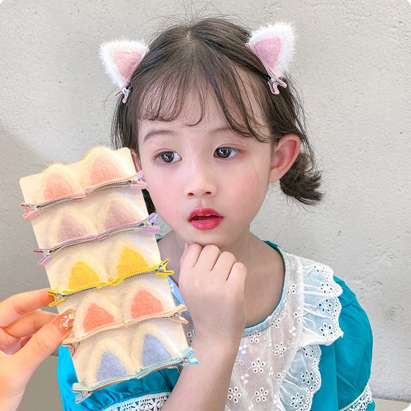 Cat Ear Hair Clips - Cat hair clips