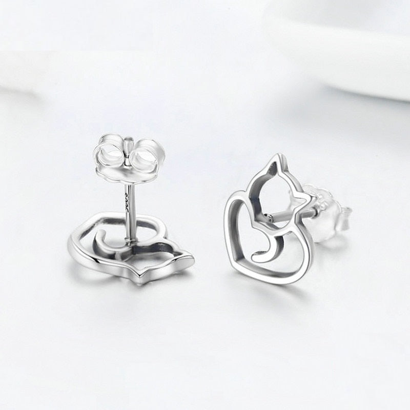 Cat Earring - Cat earrings