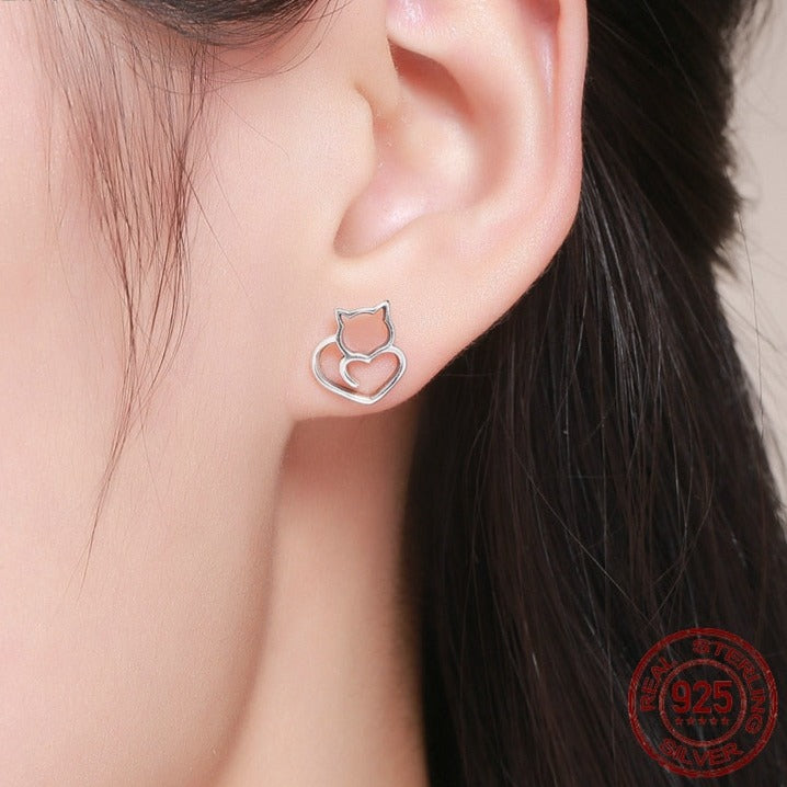 Cat Earring - Cat earrings