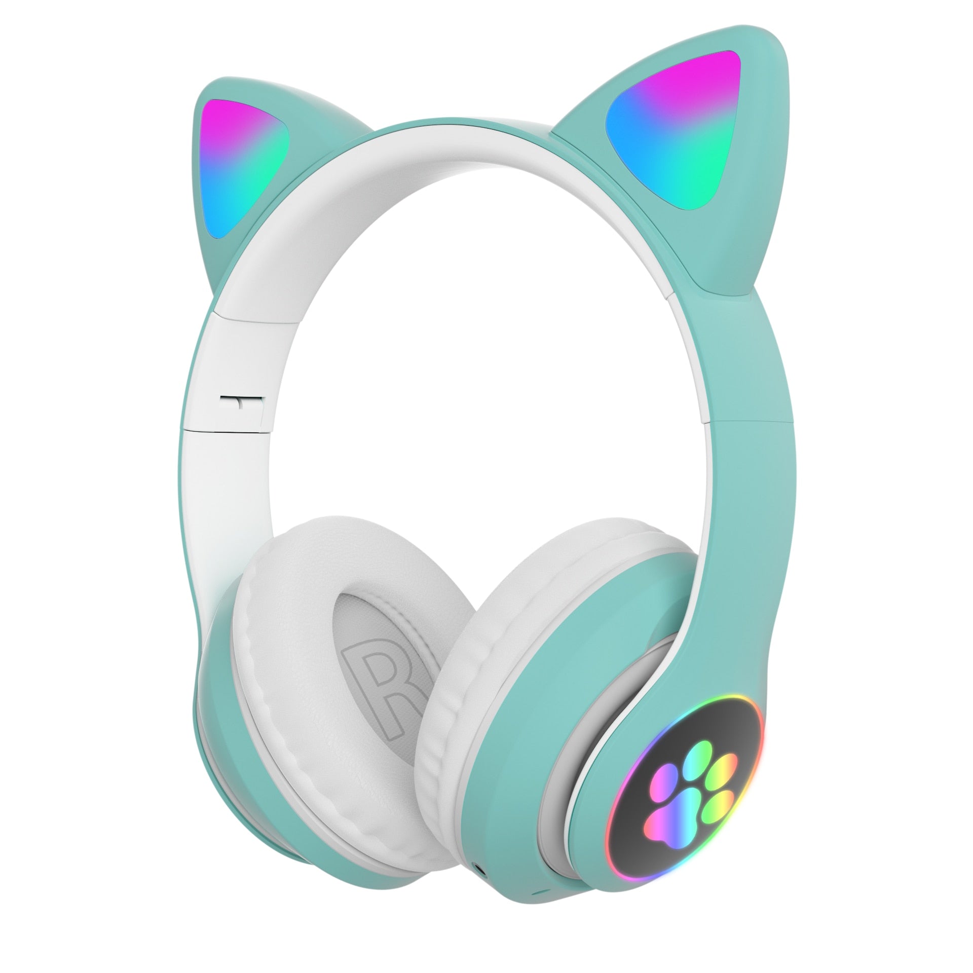 Cat Ears Headphones - Green - Cat Ear Headphones