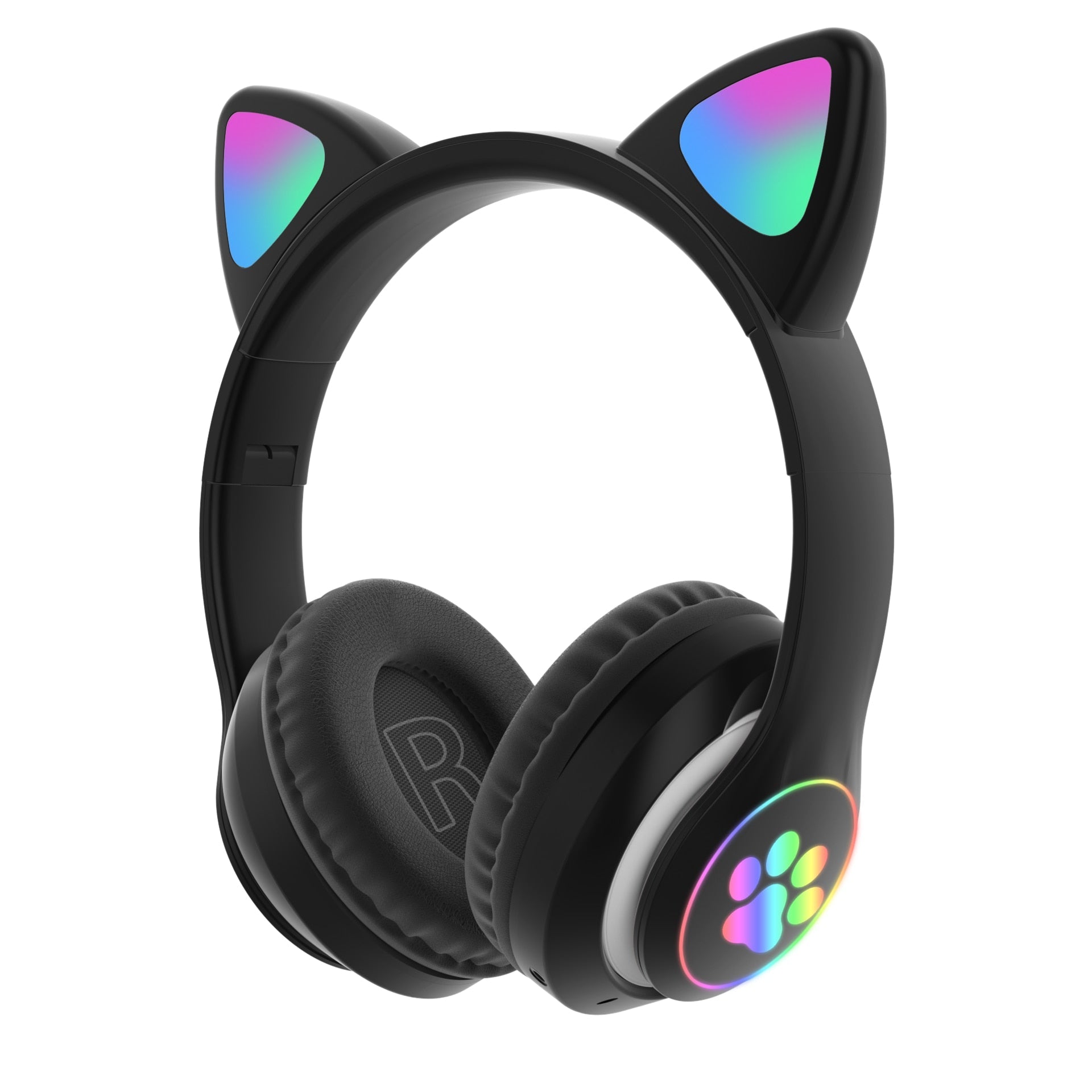 Cat Ears Headphones - Black - Cat Ear Headphones