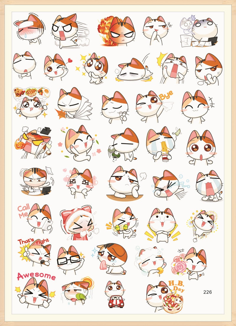 Cat Emoji Stickers