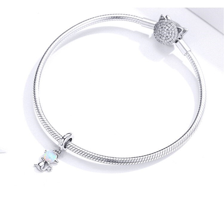 Cat Eye Charm Bracelets - Cat charms