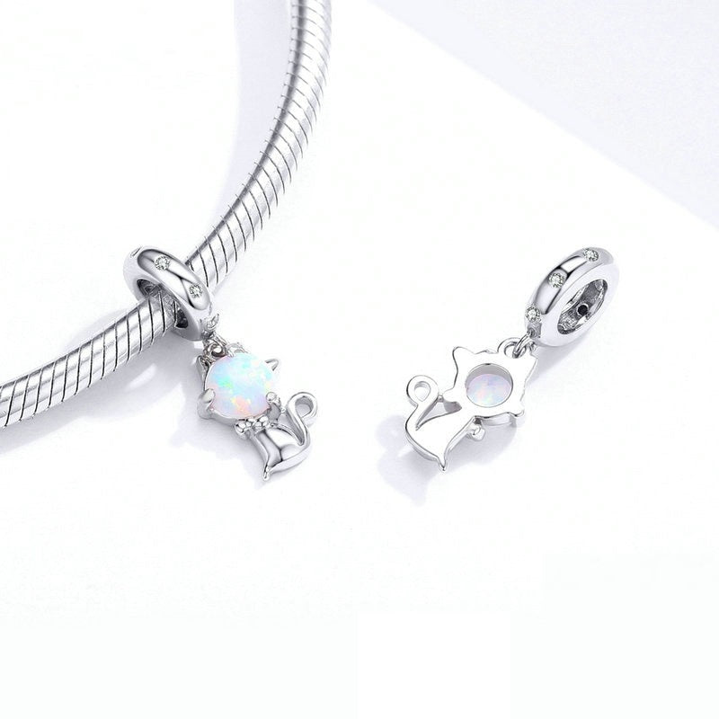 Cat Eye Charm Bracelets - Cat charms