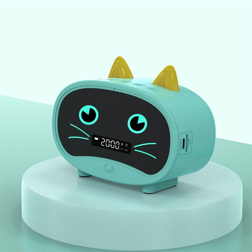 Cat Eye Clock - Green