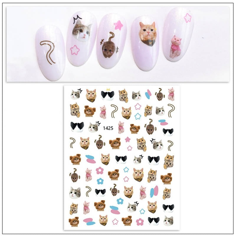 Cat Eye Nail Art Designs - Brown