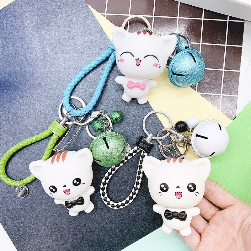 Cat Face Keychain - Cat Keychains