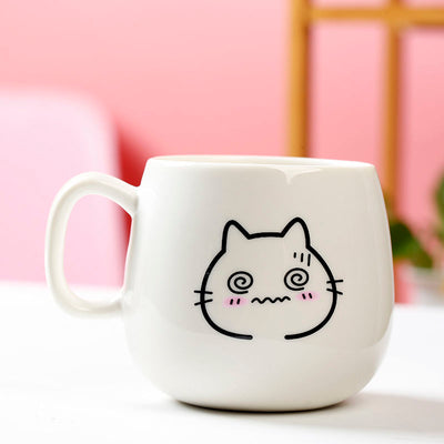 Cat Face Mug - Dizziness Cat / 350ml