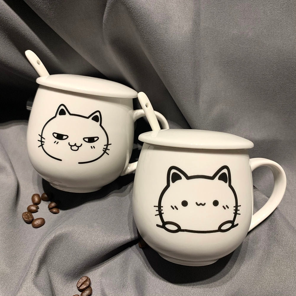 Cute Cat Face Mug