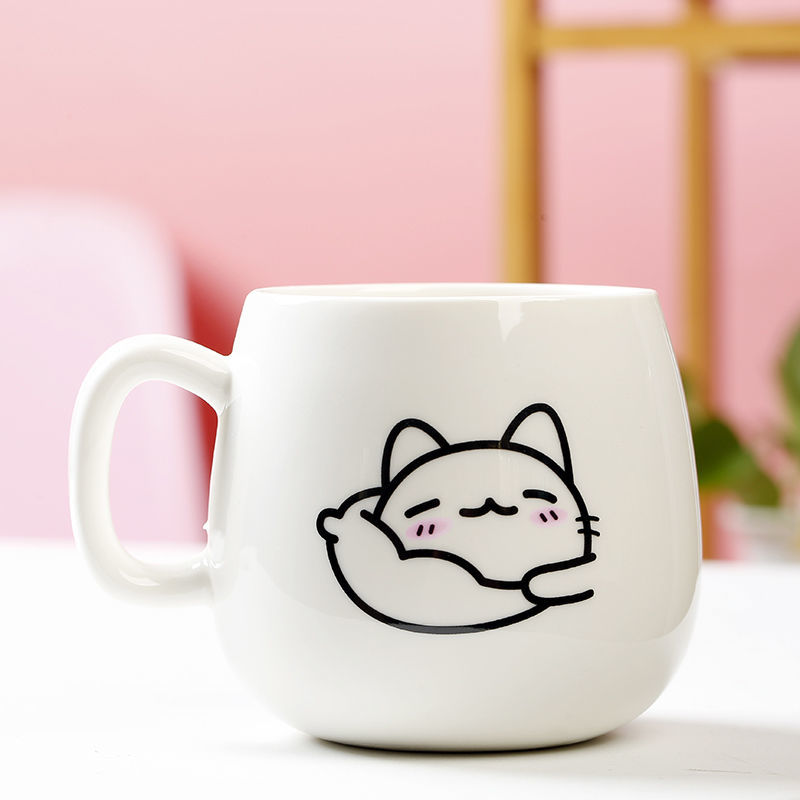 Cat Face Mug - Sleep Cat / 350ml