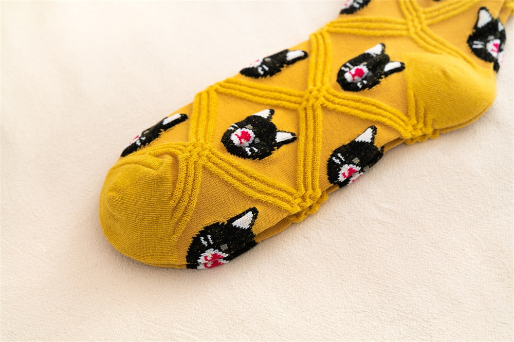 Cat Face Socks - Cat Socks