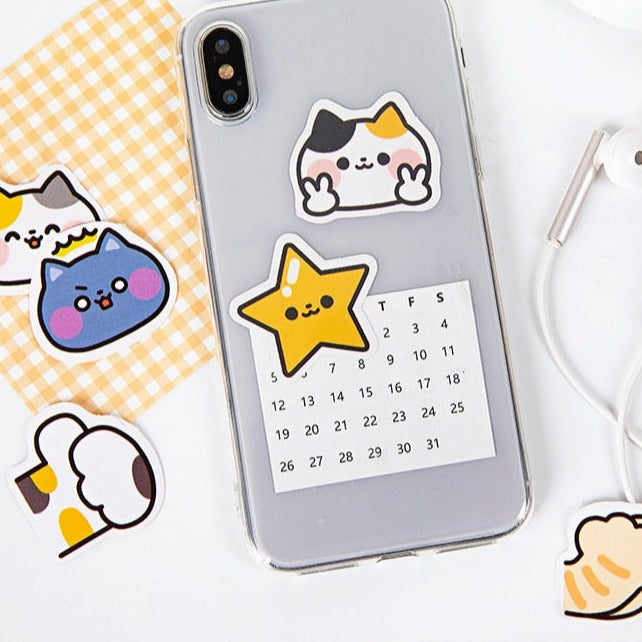 Cat Face Stickers