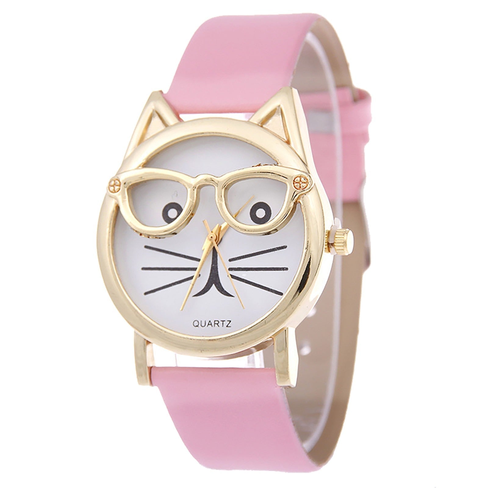 Cat Face Watch - Pink / United States - Cat Watch
