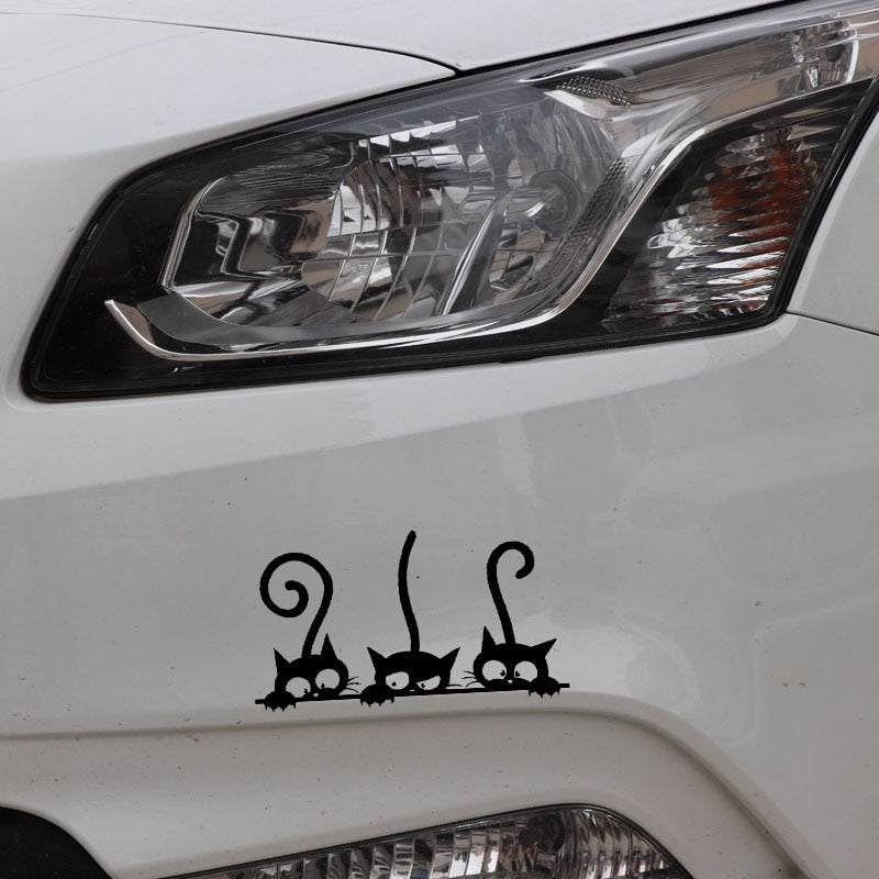 Cat Family Car Stickers