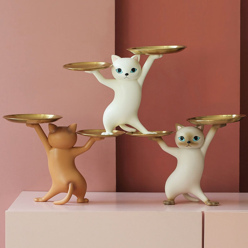 Cat Figurines Vintage