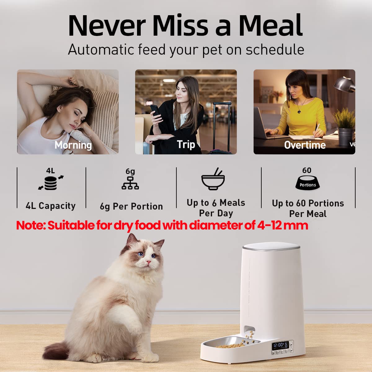 Cat Food Automatic Dispenser - automatic cat food dispenser