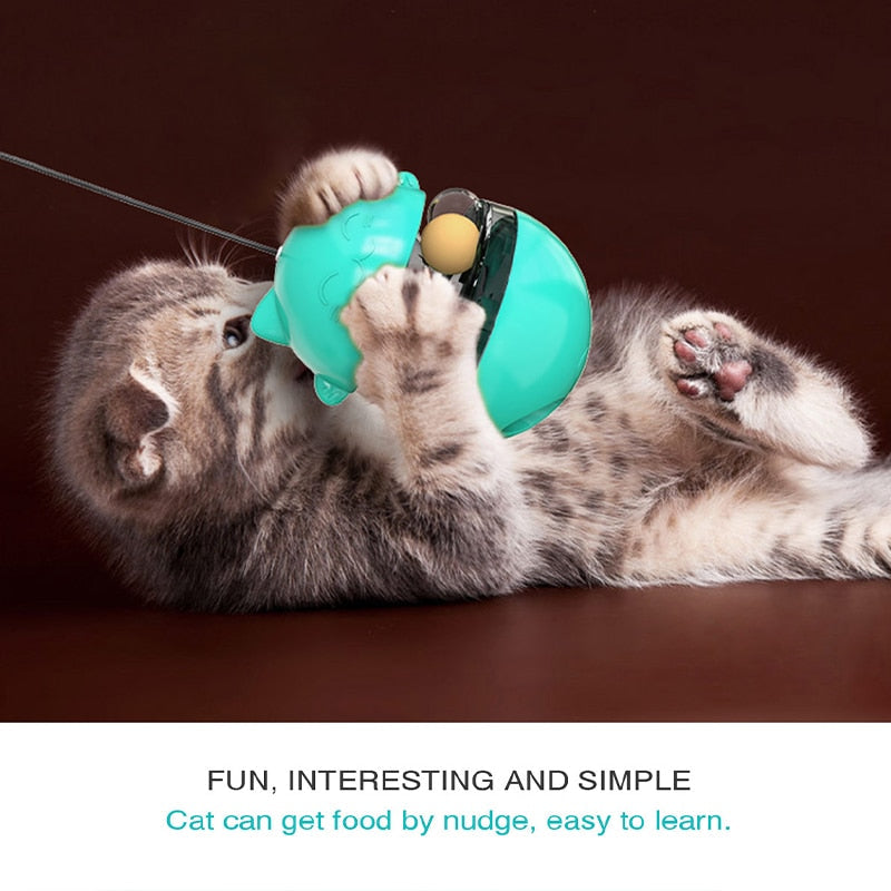 Cat Food Dispenser Toy - Cat Food Dispenser