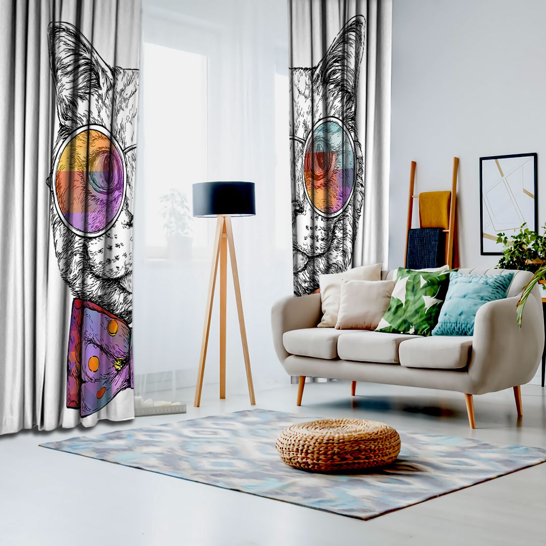 Cat Friendly Curtains - cat curtains