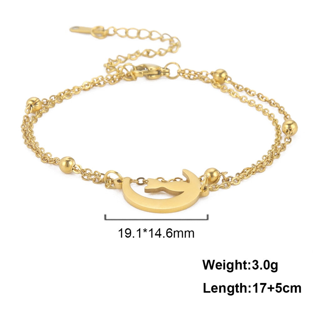 Cat Friendship Bracelet - Cat bracelet