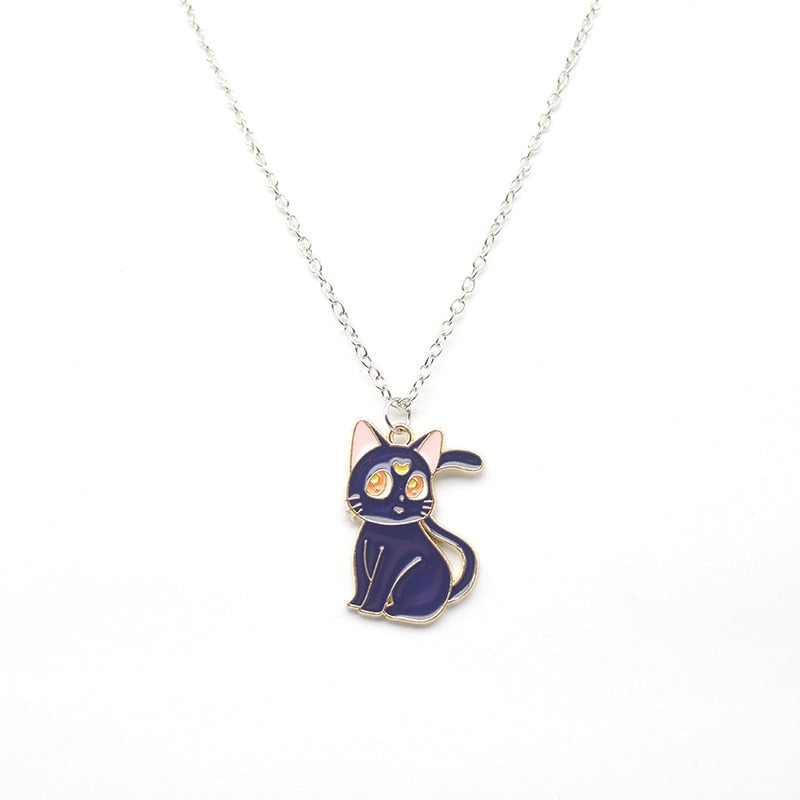 Cat Friendship Necklace - Cat necklace