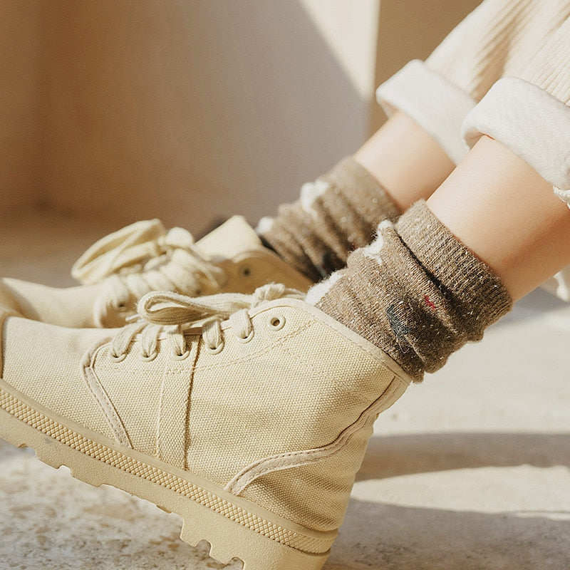 Cat Fuzzy Socks - Cat Socks