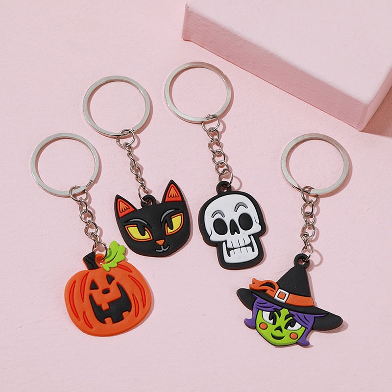 Cat Ghost Keychain - Cat Keychains