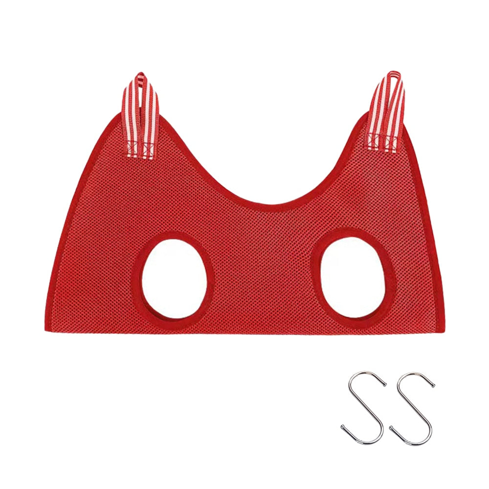 Cat Grooming Harness - Red / 2-6KG - cat harness leash