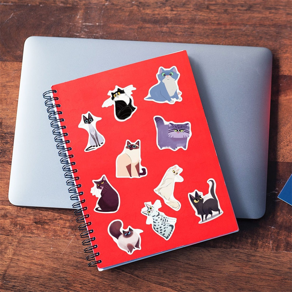 Cat Grumpy Eye Stickers