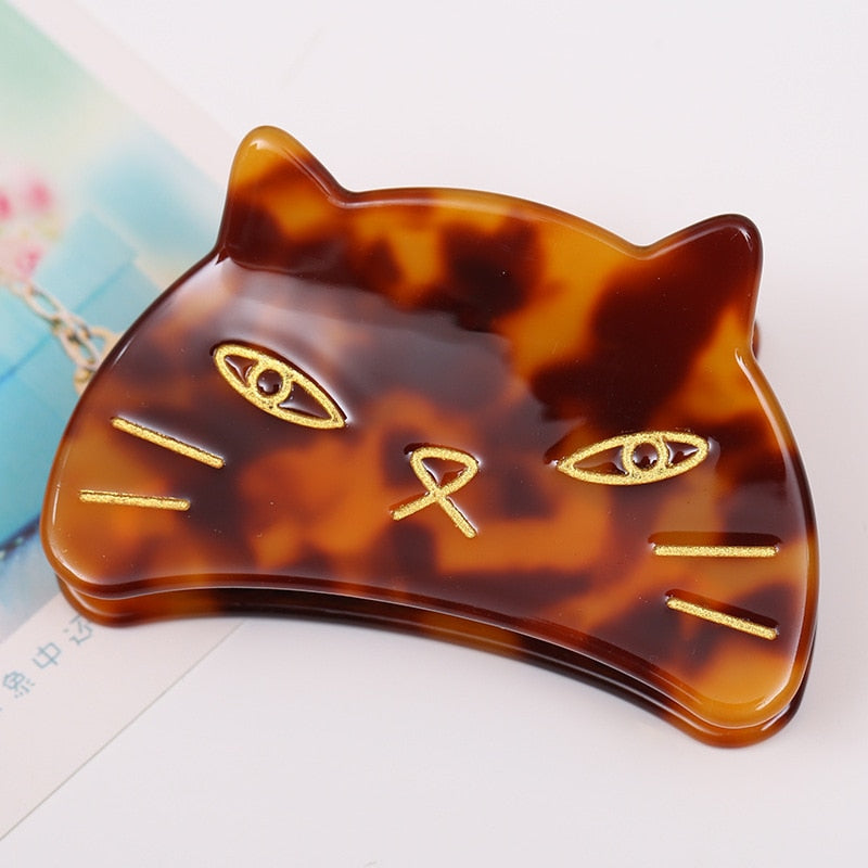 Cat Hair Clip - Brown - Cat hair clips