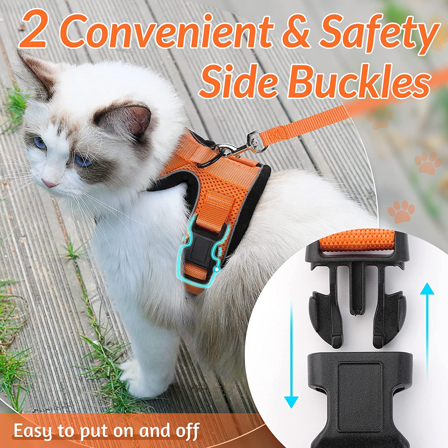 Cat Harness and Leash - cat harness leash