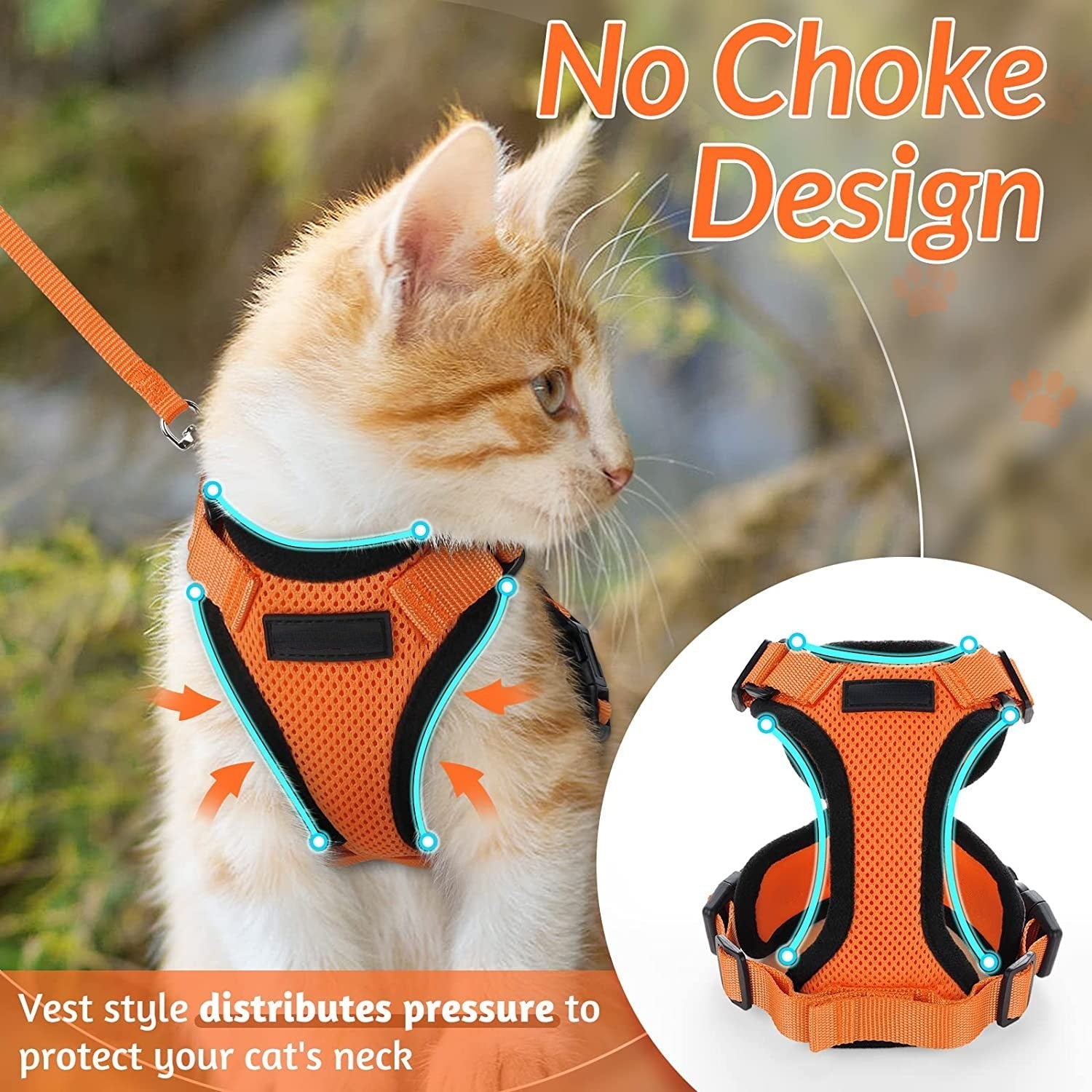 Cat Harness and Leash - cat harness leash