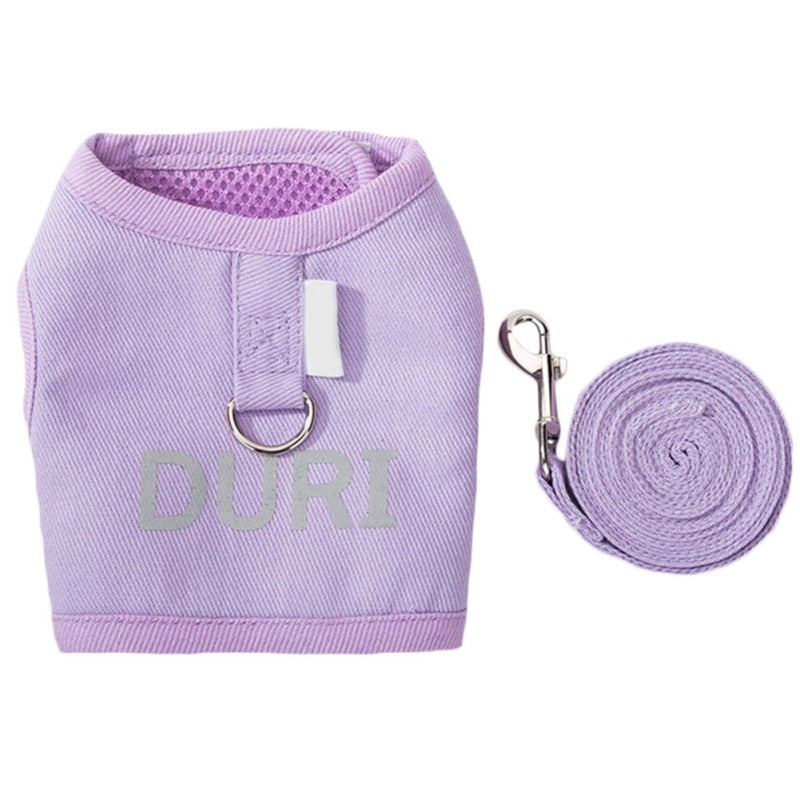 Cat Harness Velcro - Purple / S - cat harness leash