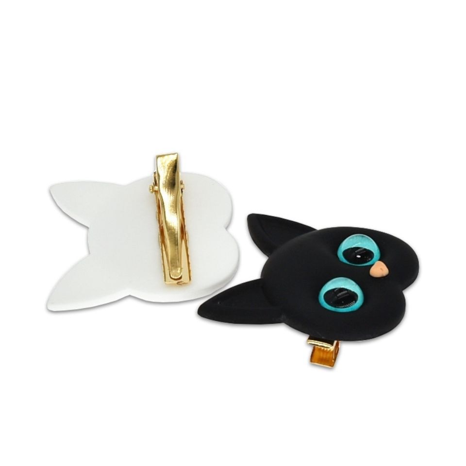 Cat Head Hair Clip - Cat hair clips