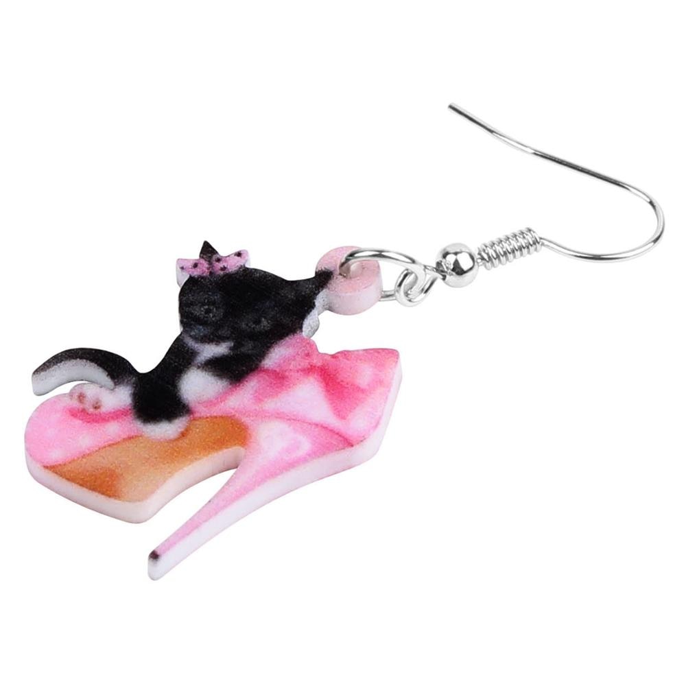Cat in Shoe Earrings - Cat earrings