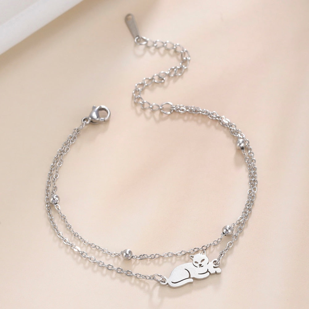 Cat Jewelry Bracelet - Cat bracelet