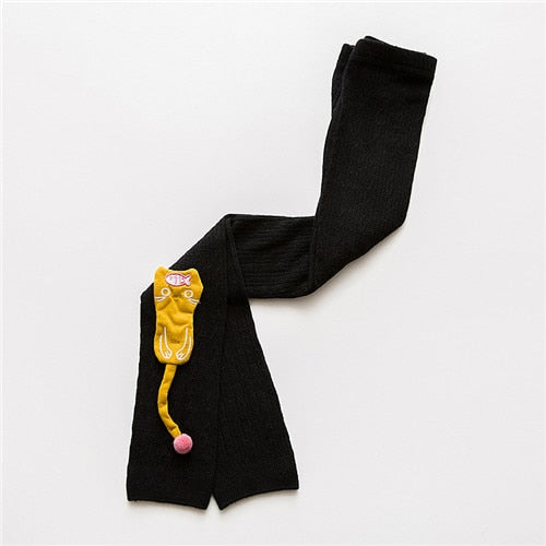 Cat Kid Tights - Black / S 1 to 3 Years - Cat Tights