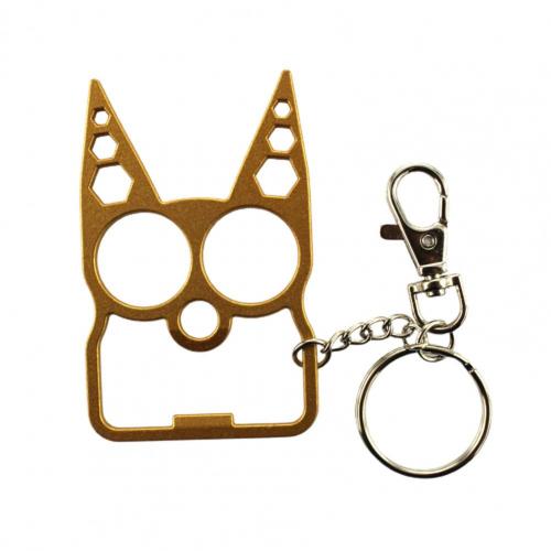 Cat Knuckles Keychain - Gold - Cat Keychains