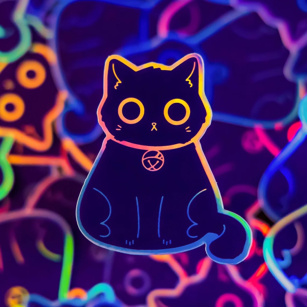 Cat Laptop Stickers
